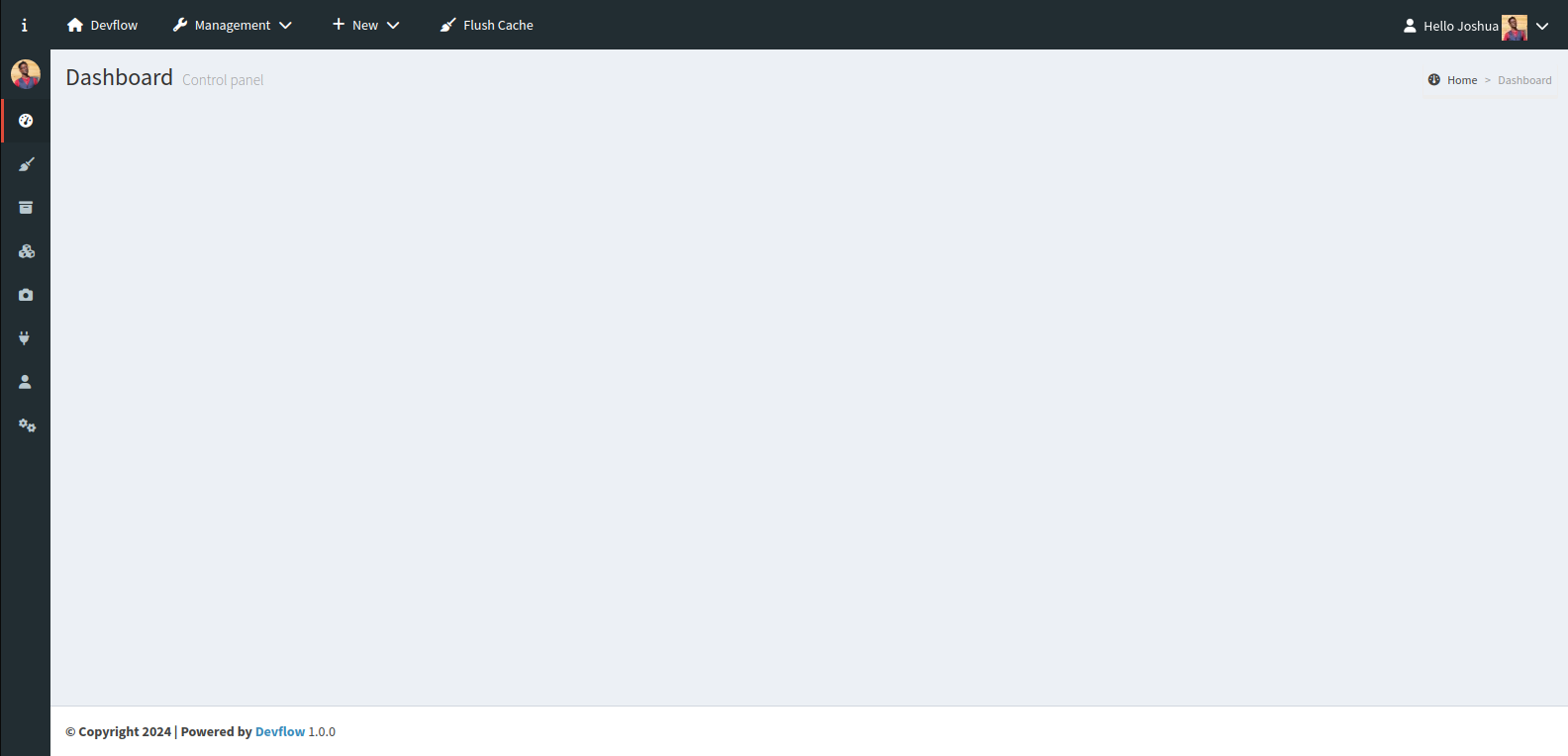 Devflow CMS Dashboard